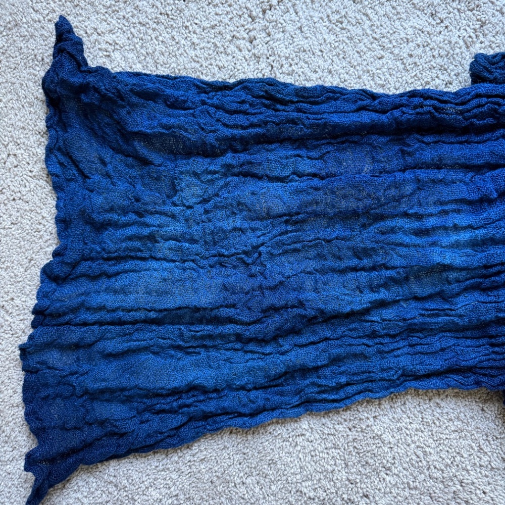 Handmade from Helsinki linen scarf - Picture 7 of 7